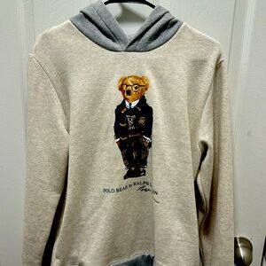 Big Kids Polo Bear Hoodie